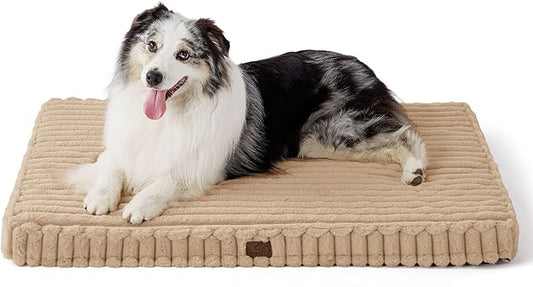 Bedsure Orthopedic Dog Bed for Large Dogs (44x32, Tuscan
