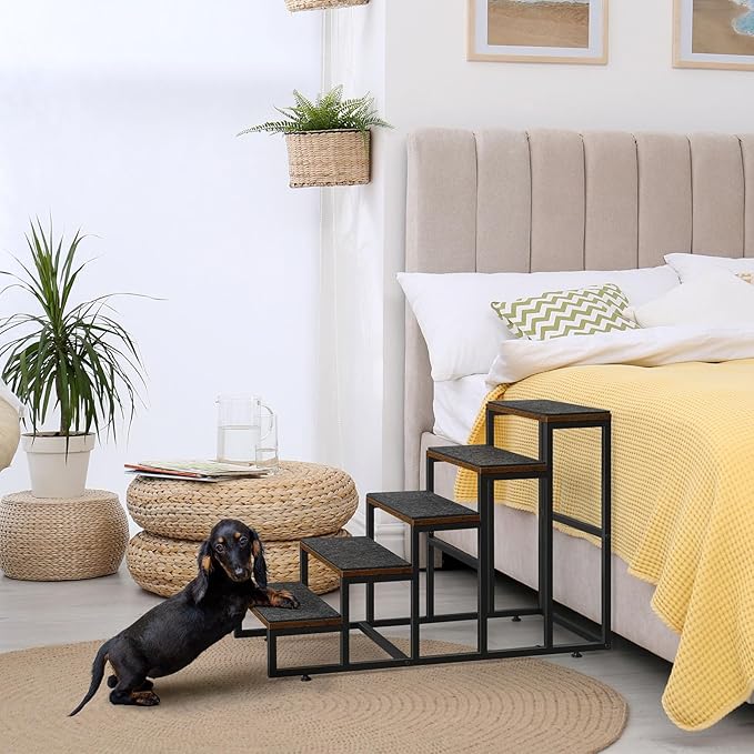 Pet Stairs for Bed Small Dogs 5 Steps