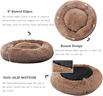 nononfish Small Puppy Beds for Small Dogs Washable 19 Inches