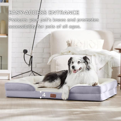 Bedsure Orthopedic Dog Bed for Extra Large Dogs 42"