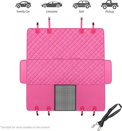 GXT Dog Back Seat Cover Protector for Cars SUV and Trucks with Mesh Window