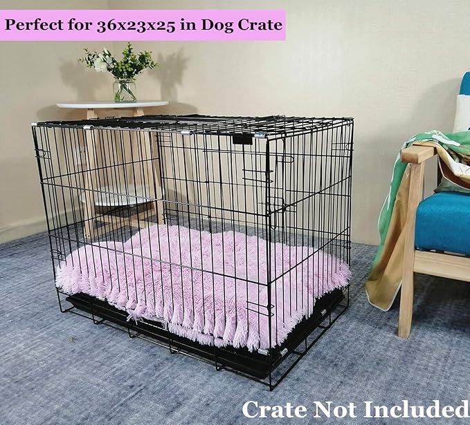 Coohom Deluxe Plush Dog Bed Pet Cushion Crate Mat