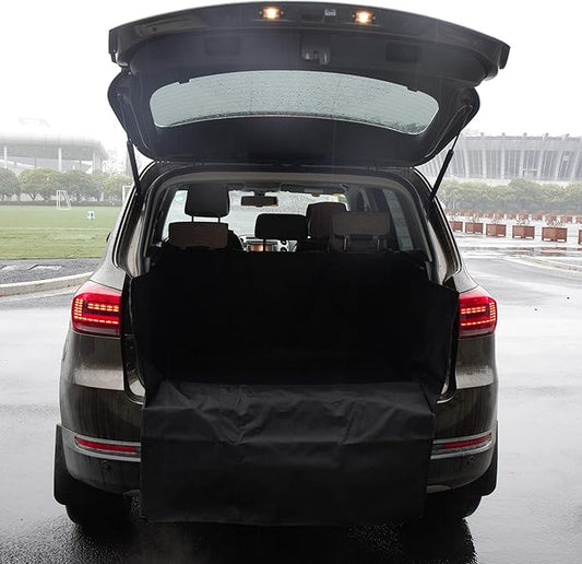 SUV Cargo Liner Dog Seat Covers for SUVs or Trucks SUVs(Black,63” X 51” X 17”)