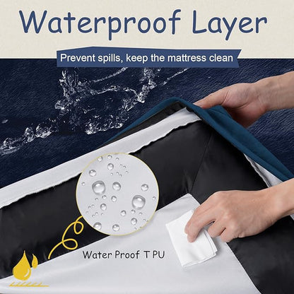 Orthopedic Washable Large Dog Bed: XLarge Dog Bed Bolster Waterproof