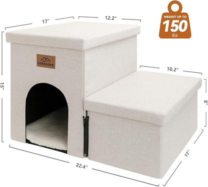 Dog Stairs 15" H, 150 lbs 2 Steps