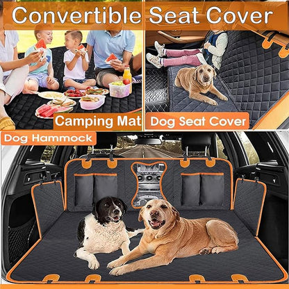 SORKUT Dog Car Seat Cover Waterproof Car Seat 600D Heavy