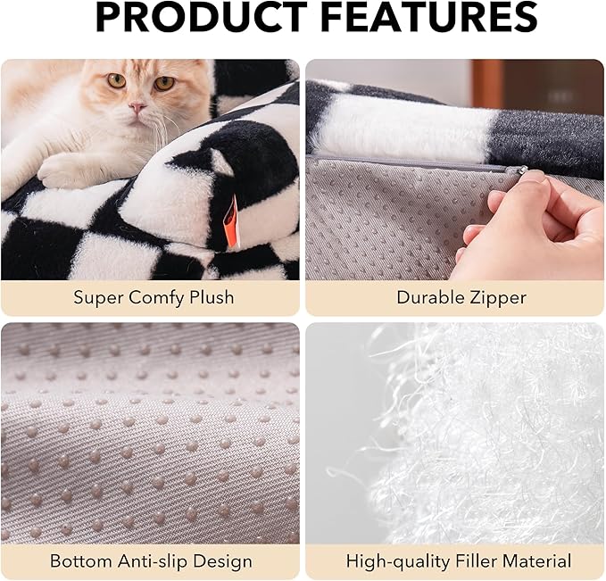 Pet Bed for Medium Small Cats and Dogs