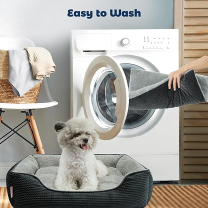 Miguel Dog Bed with Removable Cushion/Pillow for Medium Small Dogs 25 Inch