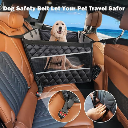 MIXJOY Dog Car Seat For Large Medium Dogs