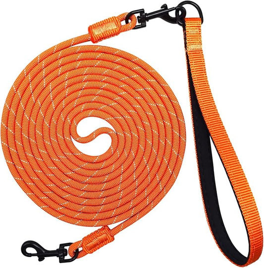 Long Leash for Small Dogs 8FT/12FT/20FT/30FT/50FT/65FT/75FT/100FT Reflective