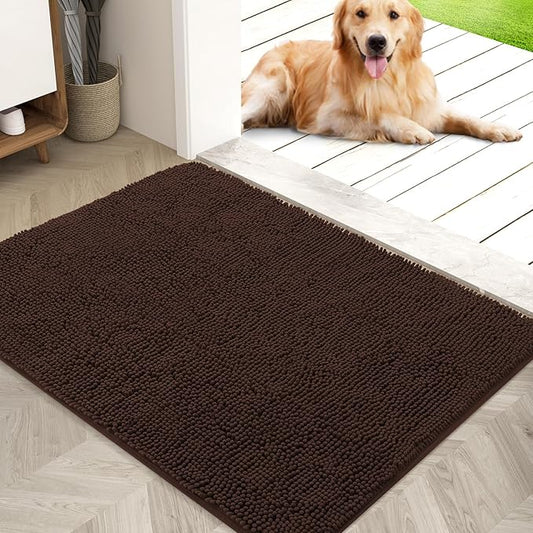 OLANLY Dog Door Mat for Muddy Paws 40x32