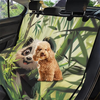 AFPANQZ Panda Back Seat Cover Protector Waterproof Scratchproof