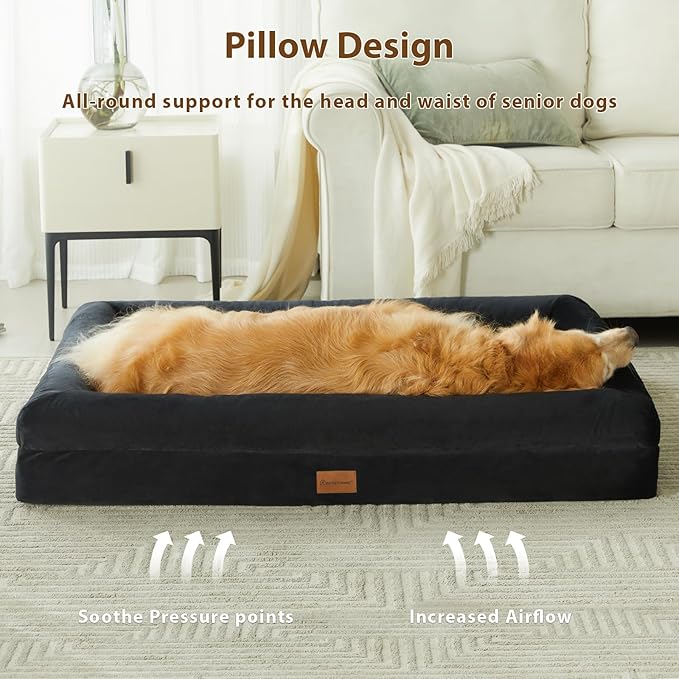 BFPETHOME Orthopedic Dog Beds for Medium Dogs