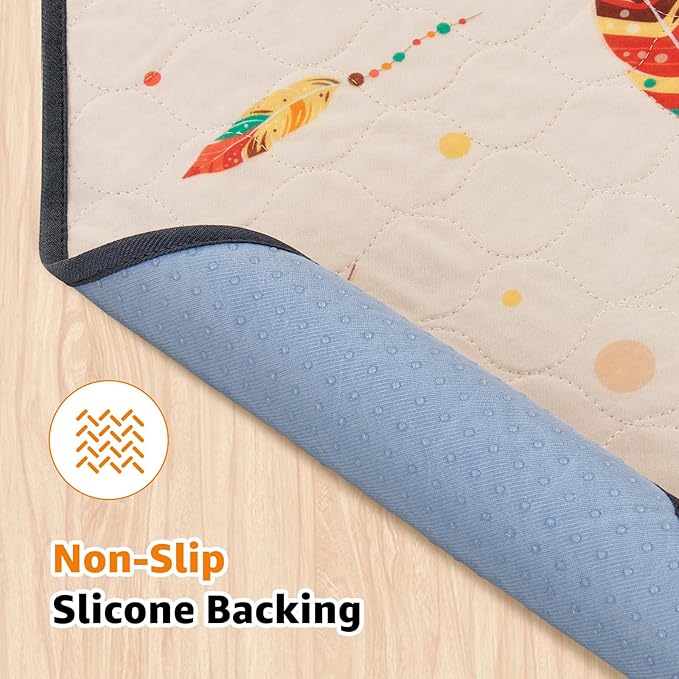 Washable Pee Pads for Dogs: 2 Pack Reusable Pee Pads for Dogs Floor,Playpen,Crate,Couch,18x24 Inch