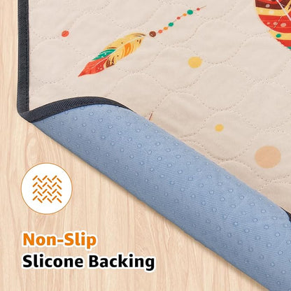 Washable Pee Pads for Dogs: 2 Pack Reusable Pee Pads for Dogs Floor,Playpen,Crate,Couch,18x24 Inch