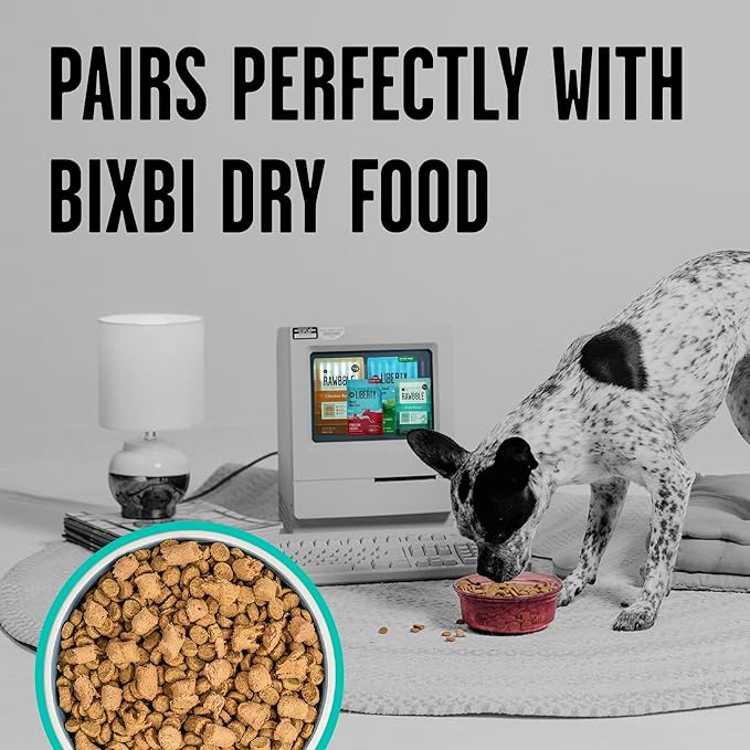 BIXBI Rawbble Freeze Dried Dog Food, Duck Recipe, 26 oz - 95% Meat and Organs, No Fillers - Pantry-Friendly Raw Dog Food for Meal, Treat or Food Topper - USA Made in Small Batches