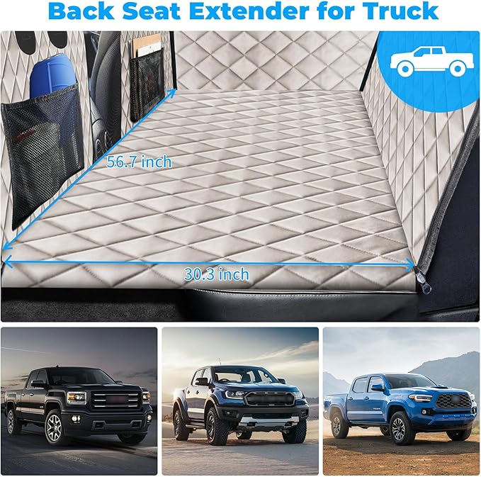URPOWER XL Dog Back Seat Extender for Crew Cab Truck F150 / 1500/ Tundra