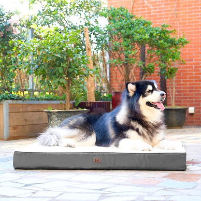 EHEYCIGA Orthopedic XXL Dog Beds for Jumbo Dogs with Removable Washable Cover for Crate 47x29