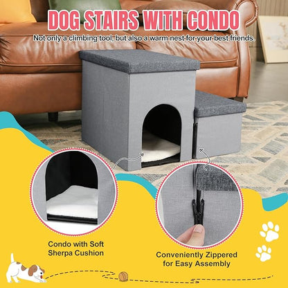 Dog Stairs for High Beds 22 inches(2