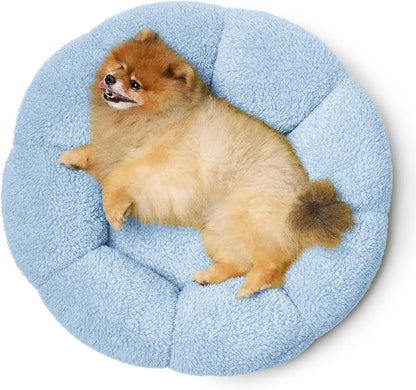 Lesure Calming Small Dog Bed 25 lbs, 23"