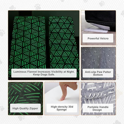 Foam 5 Tier Dog Steps&Stairs for High Beds 25 inches High