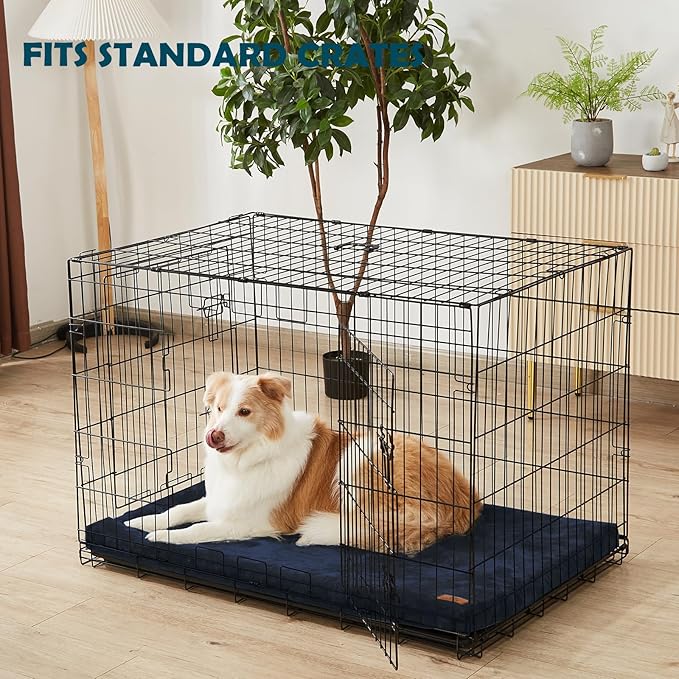 Memory Foam Dog Crate Pad 42-inch Dog