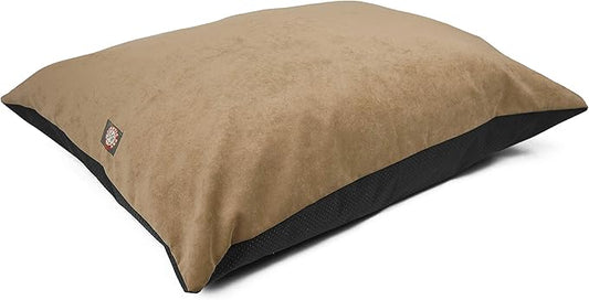 Majestic Pet Rectangle Large Dog Bed Washable – Non Slip Comfy Pet Bed – Dog Crate Bed Super Value Pillow Dog Bed – Dog Kennel Bed for Sleeping 46 x 35 Inch