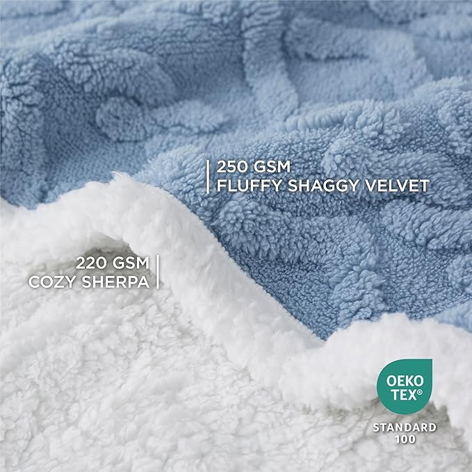 Bedsure Waterproof Dog Blankets for Large Dogs 60x80, Light