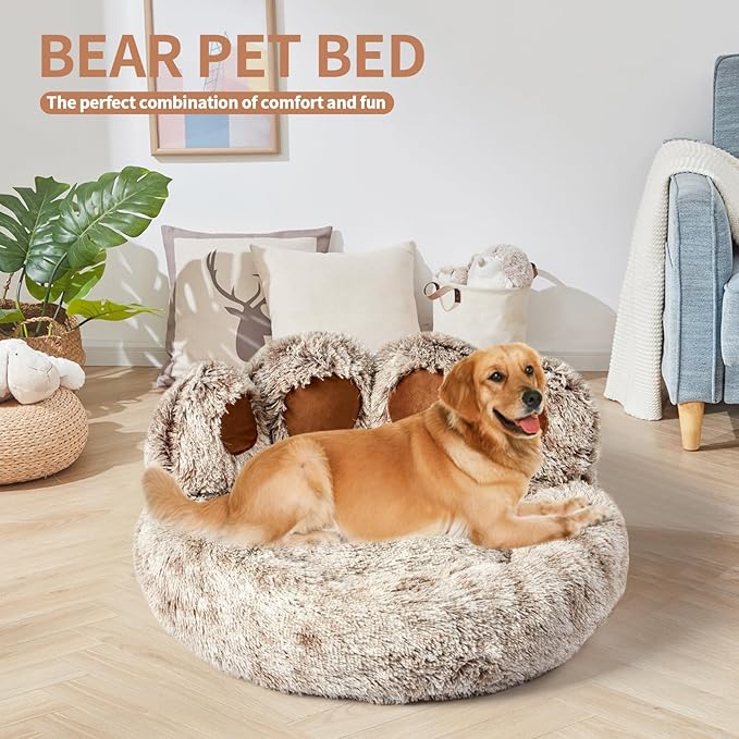 Calming Cat & Dog Bed (35”)