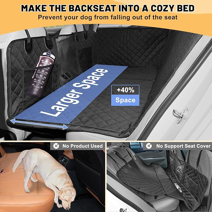 Back Seat Extender for Dogs Truck 300lbs, Waterproof