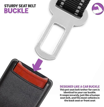 Poodle Pet Easy Click Car Seat Belt for Dogs