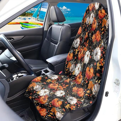 Yewattles Anti Slip Retro Thanksgiving Pumpkins Car Seat