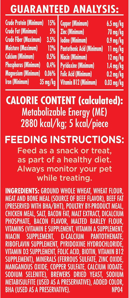 Milk-Bone Mini's Flavor Snacks Dog Treats, 15 Ounce (Pack of 6) Crunchy Texture Helps Reduce Tartar