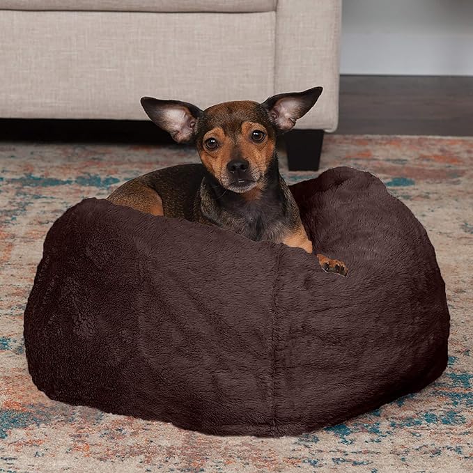 Furhaven Soft & Cozy Dog Bed for Small Dogs 20 lbs