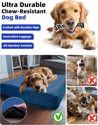 Sytopia Outdoor Dog Beds for for XLarge Sized Dogs with Detachable Blanket