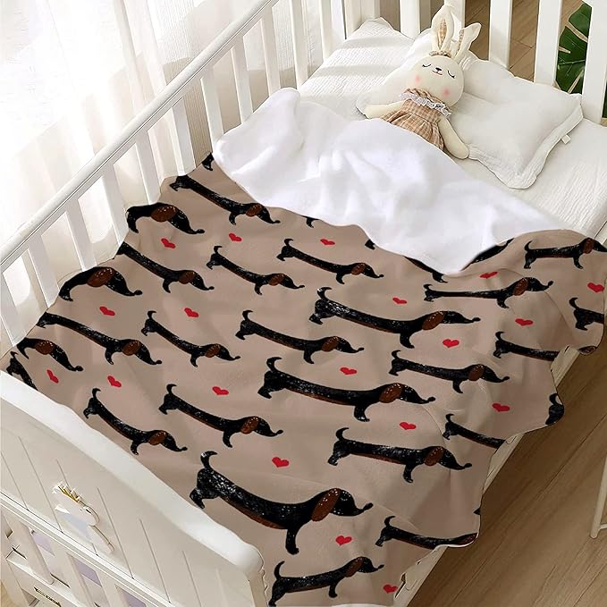 Dachshund Dog Blankets Puppy Blanket 30x40 in