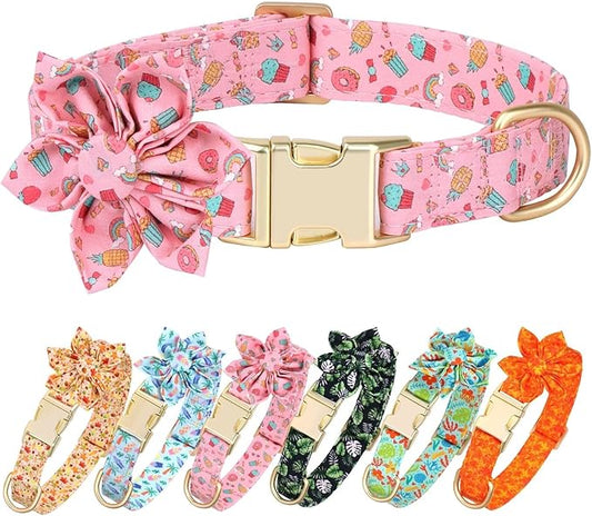 Beirui Cute Girl Dog Collars for Female Dogs