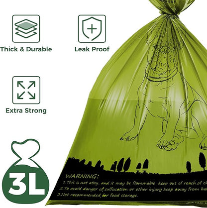 Biodegradable Dog Poop Bags 360 Count Scented