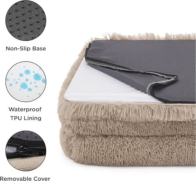 Bedsure Orthopedic Dog Bed for Medium Dogs