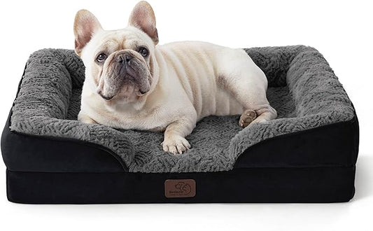 Bedsure Orthopedic Dog Bed for Medium Dogs