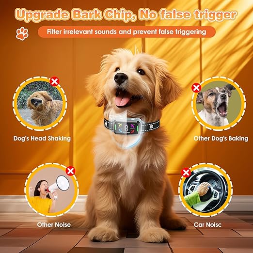 Dog Bark Collar IP67 Waterproof 8 Sensitivity