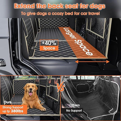 Back Seat Extender for Dogs 380lbs, Dog