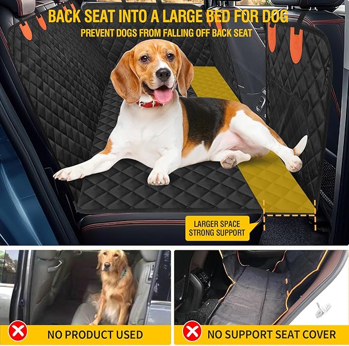 Back Seat Extender for Dogs 420lbs Waterproof