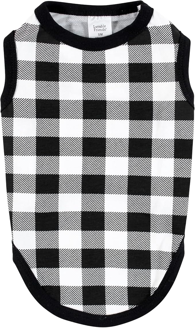 Luvable Friends Dog Pet Dog and Cats Cotton T-Shirts 2pk