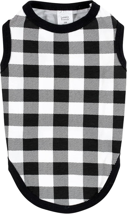 Luvable Friends Dog Pet Dog and Cats Cotton T-Shirts 2pk