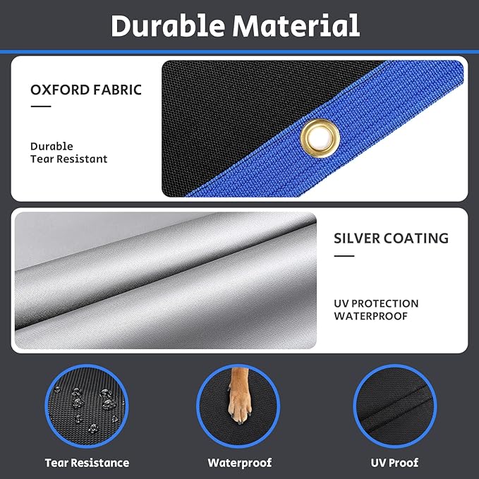 Bsmathom 18Ft Round Pool Cover for Above Ground Pools