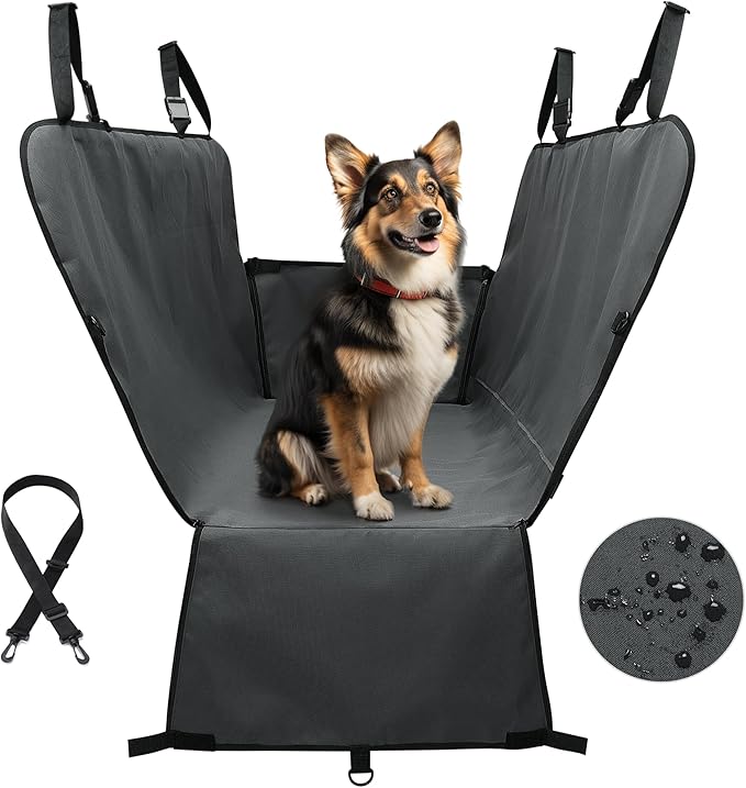 Navaris Dog Car Seat Cover for Cars Back Seats