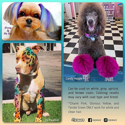 OPAWZ Permanent Dog Hair Dye 20 Washes,