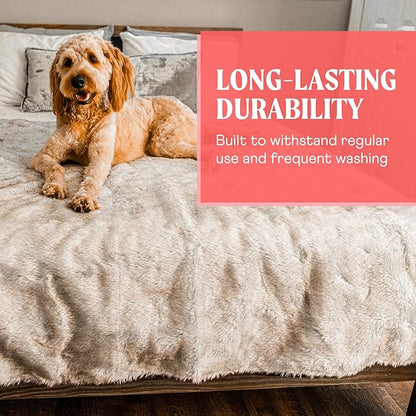 PupProtector Waterproof Throw Blanket for Dogs and Cats (80" L 62" W)