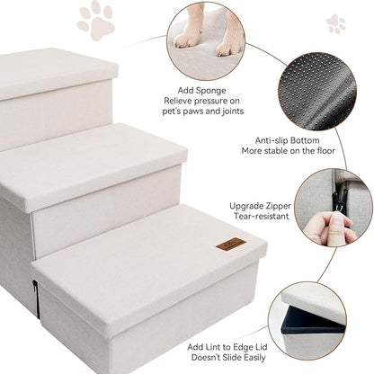 Dog Stairs 17.1" H, 200 lbs 3 Steps